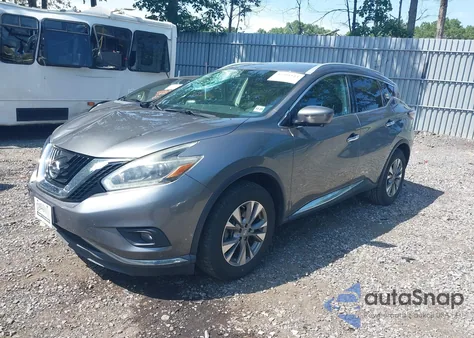 2018 Nissan Murano Sl из США, поврежденный, VIN 5N1AZ2MH3JN200733
